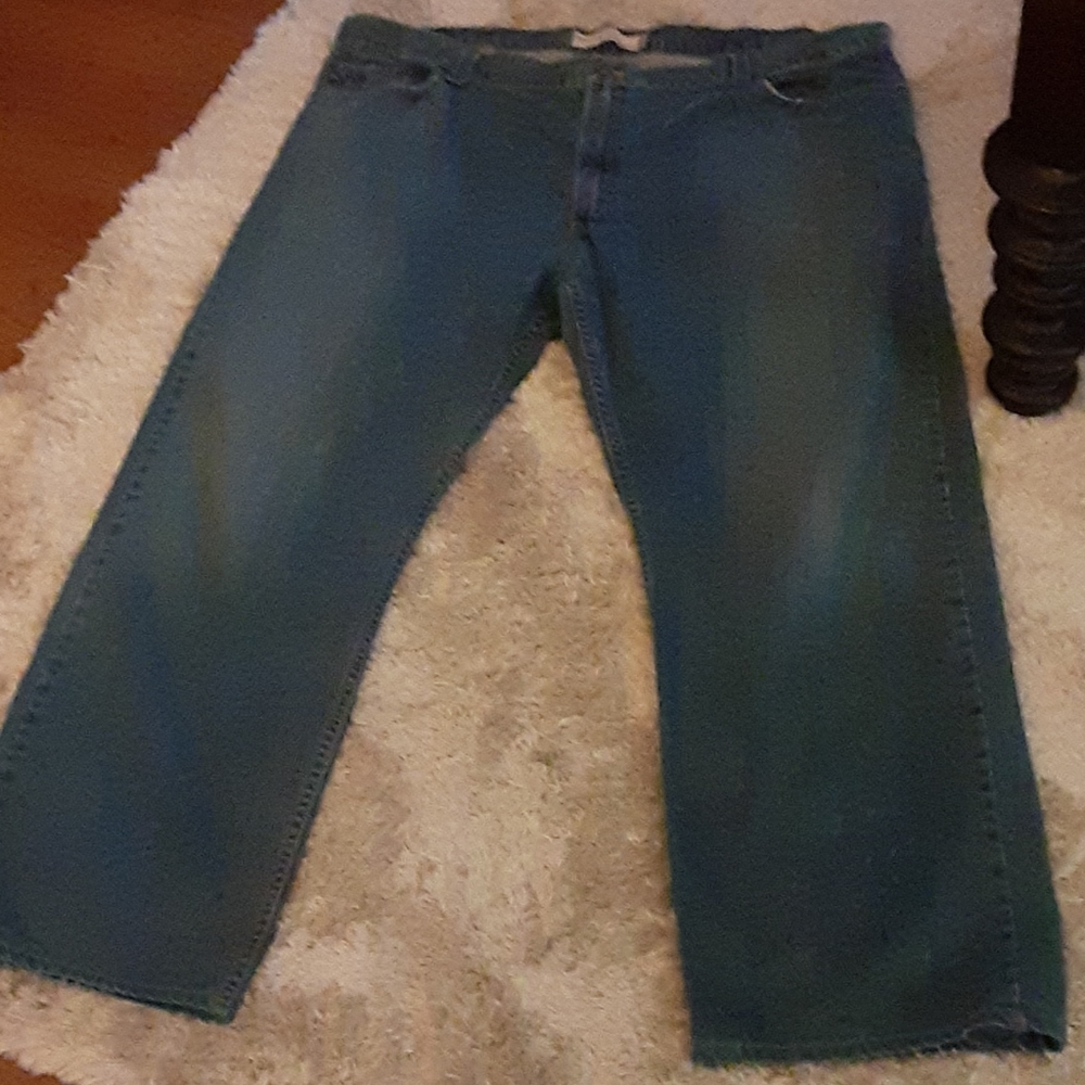 Levi's 559 relaxed fit straight leg blue jeans 100% cotton Medium wash  46 X 31…
